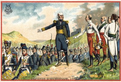 1815年のフニンゲの防衛戦 作： French School