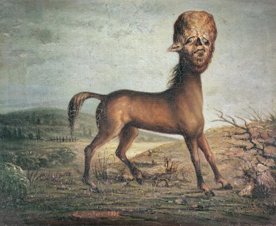 1835年1821年1月21日生まれの水頭症の牝馬 作： French School