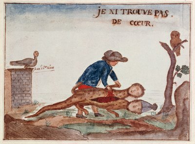 心が見つからない、1789 作： French School