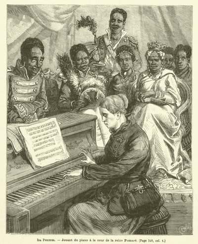 Ida Pfeiffer（彫刻 作： French School