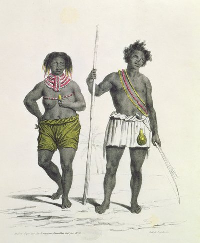 Godefroy Engelmann (1788-1839) によって彫刻された、アンゴラのベンゲラ王国の偶像崇拝的な黒 作： French School