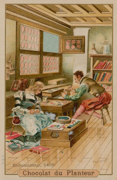 1458年の照明 作： French School