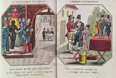 Le Paravoleur ou Lart de ConduiteのイラストTout Pays、特にパリ、ユージーンフランソワヴィドック、1830年 作： French School
