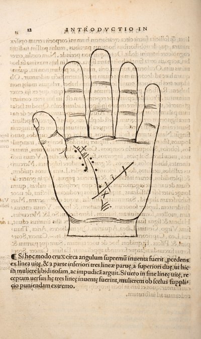 ジョアンズ・インダージョ、ストラスブール、1531年によるキロマンティアのイラスト（版画と彫刻） 作： French School