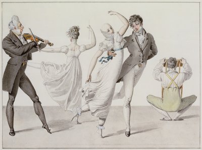 「Le Bonジャンル」のイラスト、1810年頃 作： French School