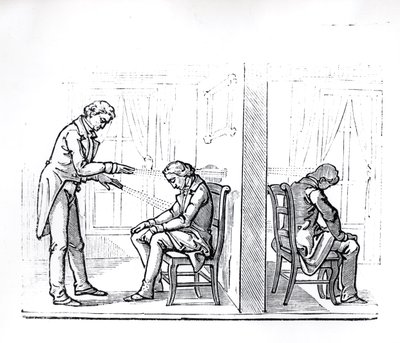 デュポテスのイラストは動物の磁性に取り組んでいます1863 作： French School