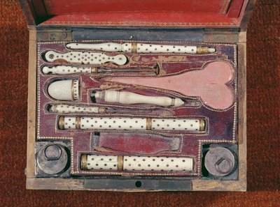 ワクチン接種のための器具ケース、1820年頃 作： French School