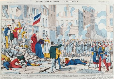 パリの反乱、救出、1871 作： French School