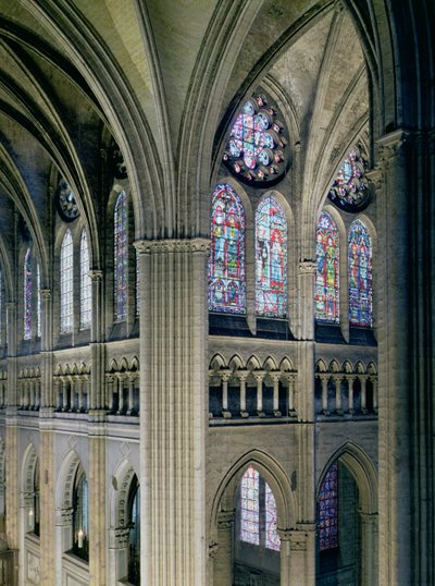 翼廊交差点の内部、1216年に聖別 作： French School