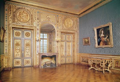 プチサロンの内部、1660年頃 作： French School