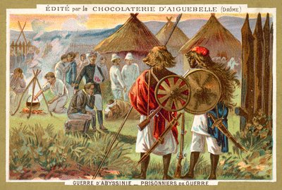 イタリア人捕虜、第一次イタロ・エチオピア戦争 作： French School