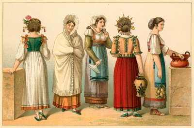 イタリアの衣装 作： French School