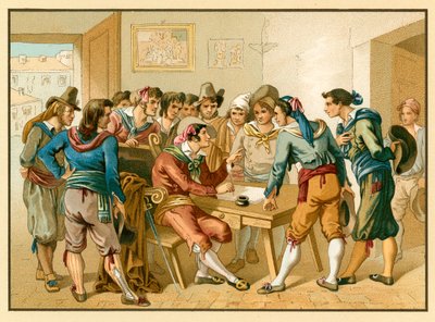 イタリアの衣装 作： French School