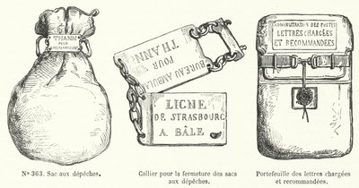 フランスの郵便局で使われているもの（彫刻 作： French School