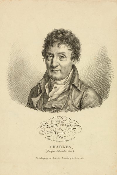 ジャックアレクサンドルセザールシャルル、1820年 作： French School