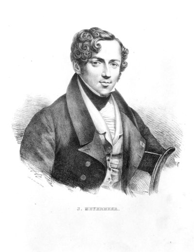 ヤコブ・マイヤービール（1791-1864）ヴァン・リール兄弟によって刻まれたドイツの作曲家 作： French School