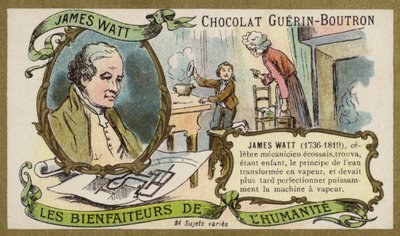 ジェームズ・ワット（スコットランドのエンジニア、発明家）（クロモリト 作： French School