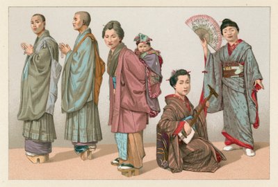 日本の衣装 作： French School