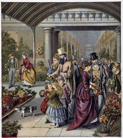 お花畑-「Shop des petits enfants: en vacances」（アシェット編）の中で、n.d., c.1900 作： French School