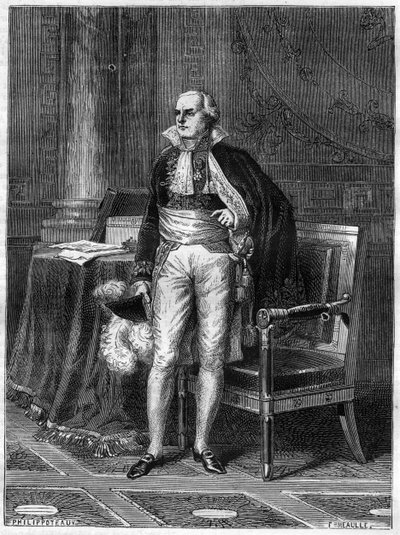 Jean Baptiste (Jean-Baptiste) de Nompere de Champagny (1756-1834) Duke of Cador - Jean-Baptiste de Nompere de Champagny (1756-1834), Duke of Cadore, French politician - Adolphe Thiersの "Histoire de l
