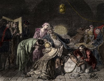 殺人罪で告発されたカルバン派の商人、ジーン・カラス 作： French School