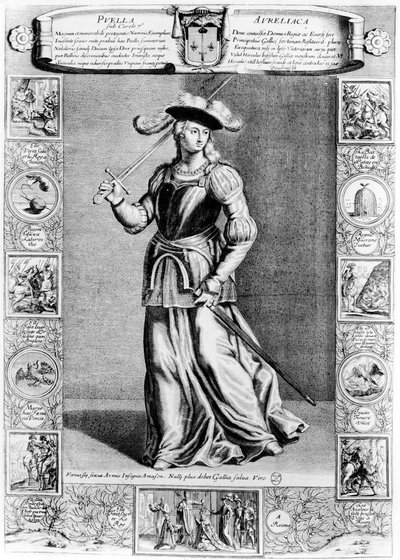 ジャンヌダルク、1655年 作： French School