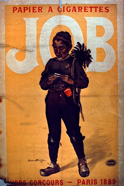 ジョブシガレットペーパー、1895 作： French School