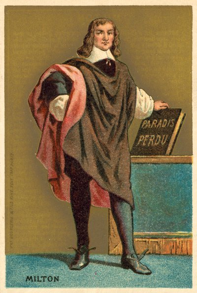 ジョン・ミルトン（イギリスの詩人）（クロモリト 作： French School