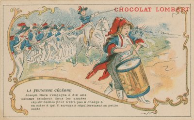 フランス革命時の有名な若いフランス共和党の兵士であるジョセフバラ 作： French School
