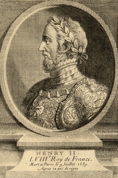 フランスのアンリ2世（1519-59） 作： French School