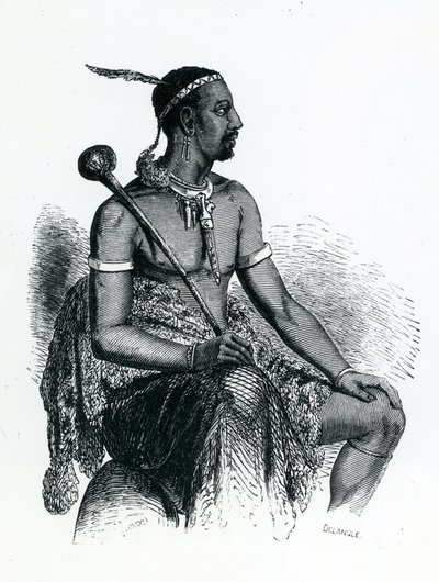 モシューシュー1世（1786年頃～1870年頃） 1833年（エングレービング 作： French School