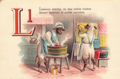 L：洗濯洗剤を聞いた、これらの2つのマスター羊も完璧な鍋になるだろう 作： French School