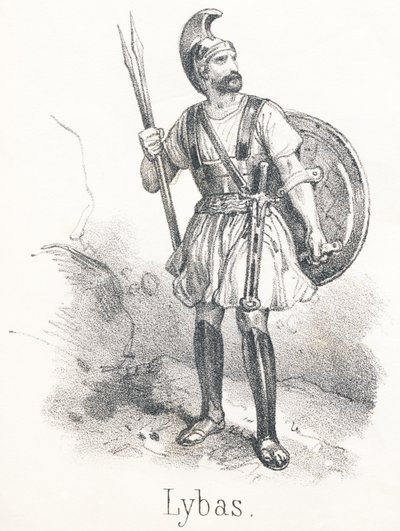 L Lybas：賢明なユリシーズの軍隊でトロイの包囲に参加したギリシャ人 作： French School