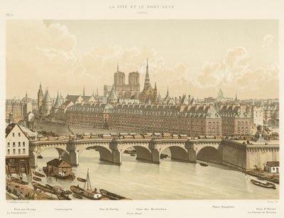 ラシテとポンヌフ、1665 作： French School