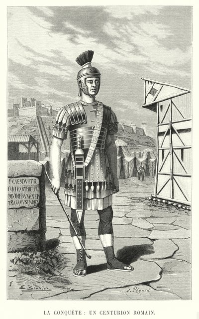 La Conquete, Un Centurion Romain (carving) 作： French School