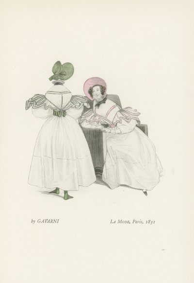 ファッション、パリ、1831 作： French School