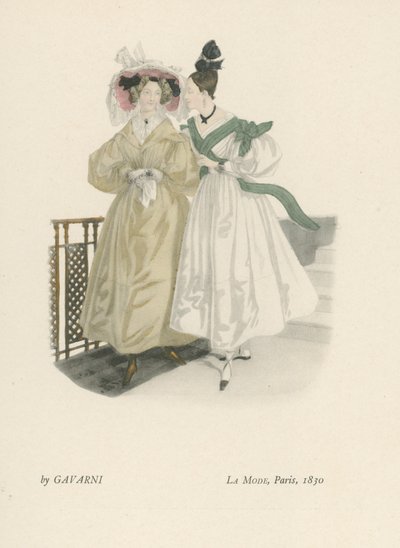 ラモード、パリ、1830年4月 作： French School