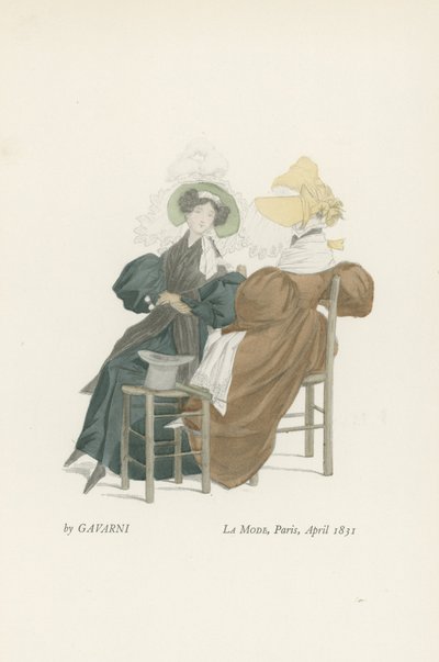ラモード、パリ、1831年4月 作： French School
