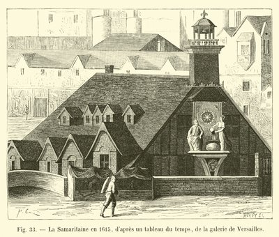 1615年のラサマリテーヌ、時間の表から、ギャルリードベルサイユから 作： French School