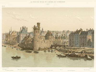 La Tour de NesleとHotel de Guenegaud、1650 作： French School
