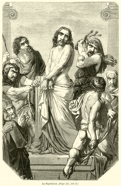 La flagellation（彫刻 作： French School