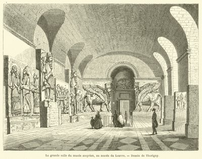 ルーヴル美術館のアッシリア博物館の大ホール 作： French School