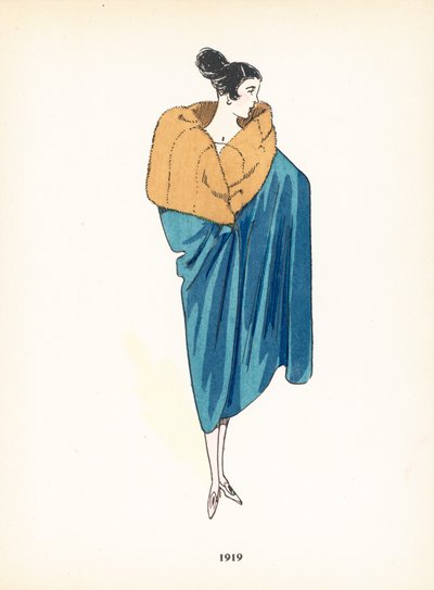 レディースファッション、1919 作： French School