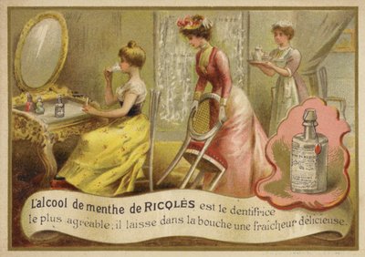 マウスウォッシュを使用して女性 作： French School
