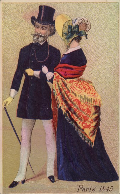 婦人と紳士 作： French School