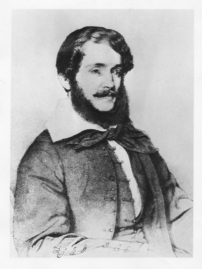 Lajos Kossuth (litho) 作： French School