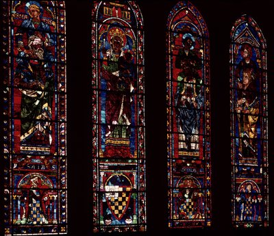 南翼帯からのランセット窓、c.1217-25 作： French School