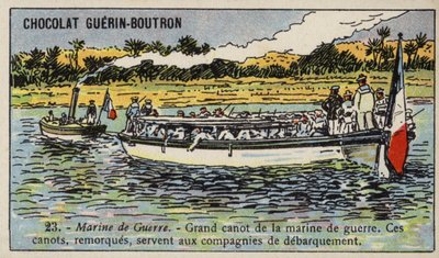 フランス海軍の大型カッター（クロモリト 作： French School