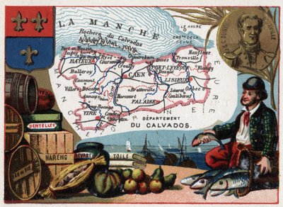 Le Calvados (14) Basse Normandy (Lower Normandy), フランス。Jules Sebastien Cesar Dumont d