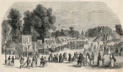 1848年6月のパリ、マリニーの車 - エドモンド・テクシエ1852年の「Tableau-de-Paris」に掲載された版画 作： French School